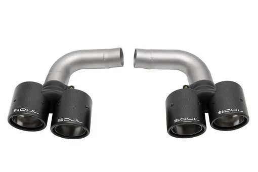 Porsche 997.1 Carrera Muffler Bypass Pipes