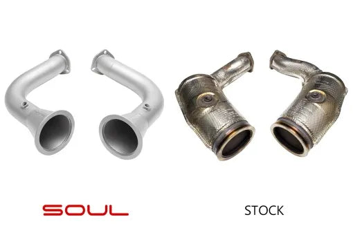 Lamborghini Urus / Audi RSQ8 SOUL Cat Bypass Pipes