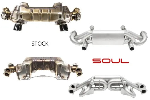 Porsche 718 GT4 / Spyder / GTS 4.0L SOUL Valve Exhaust System