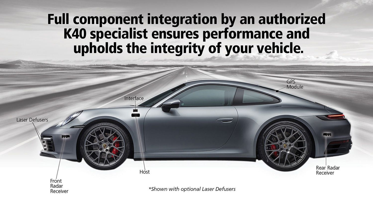 K40 Platinum360 Front and Rear Radar Detection System