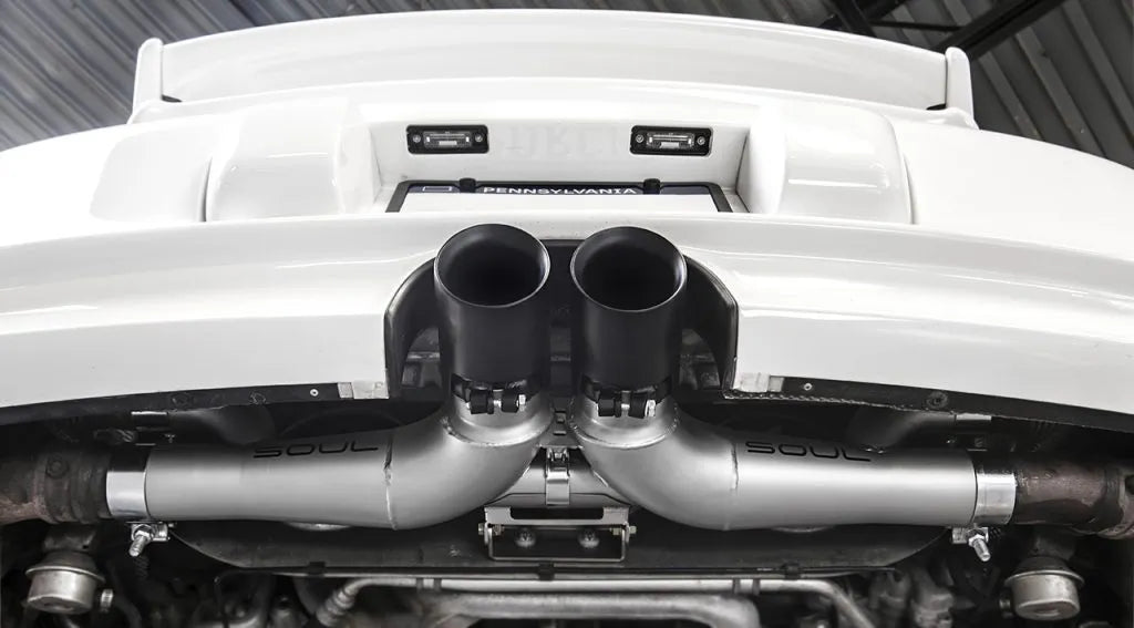 Porsche 997 GT3 Center Muffler Bypass Exhaust