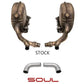 Porsche 997.1 Carrera Muffler Bypass Pipes